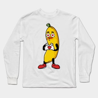 Cute in love Banana! Long Sleeve T-Shirt